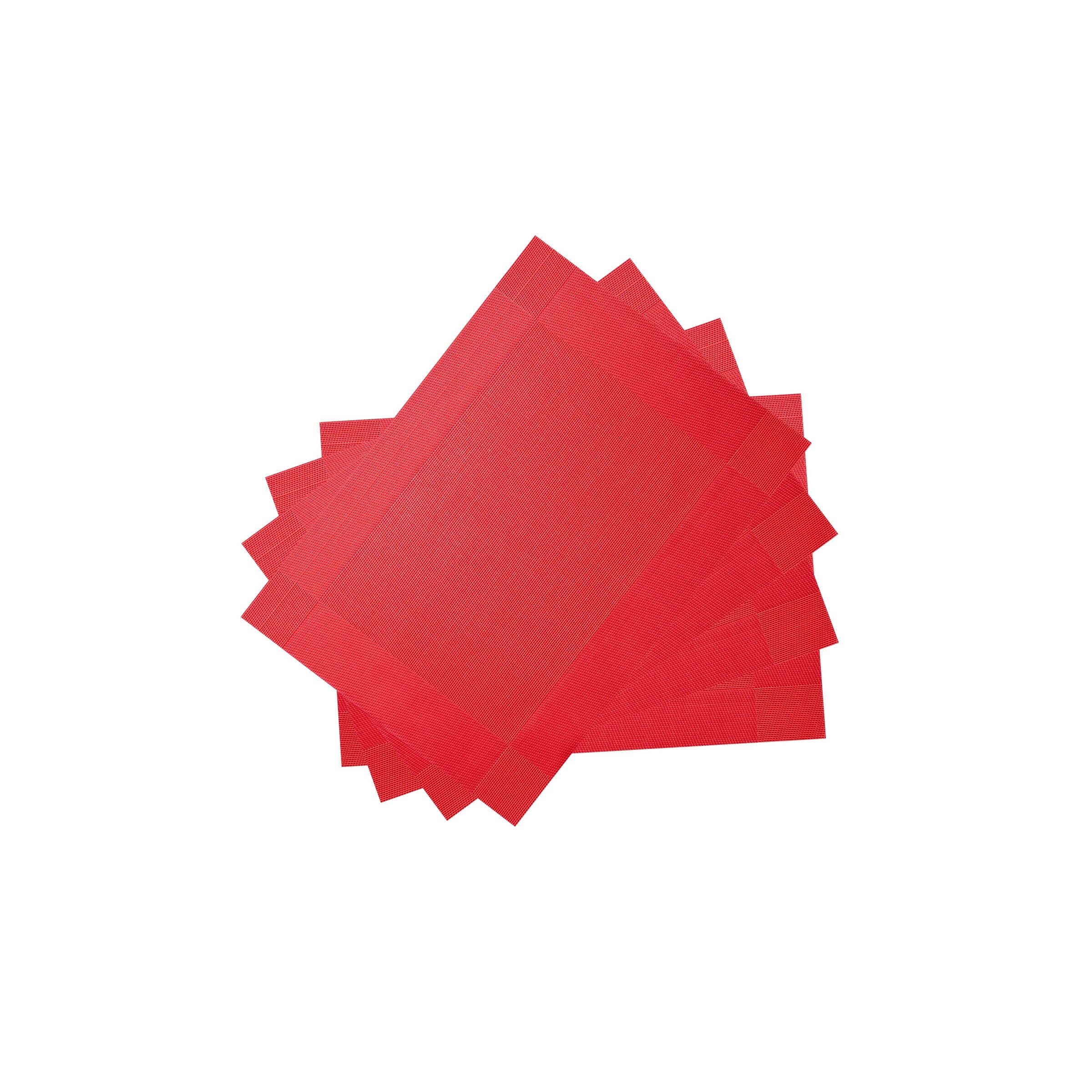 Placemat 4 parts red
