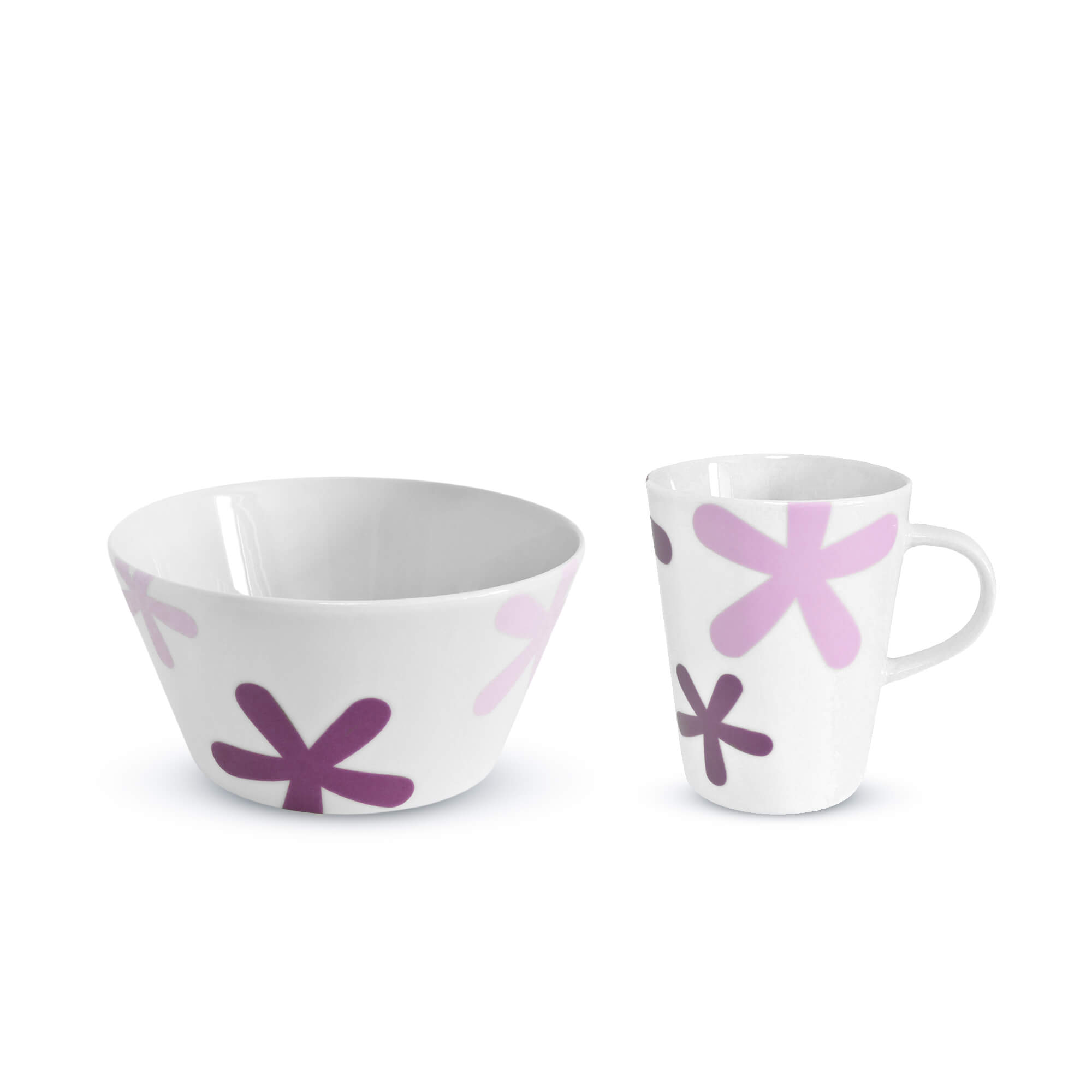 Súprava 2 dielna FLOWERET VIOLET