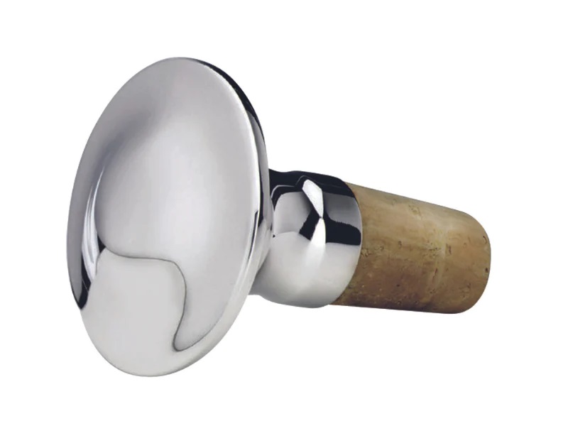 Silver bottle stopper
