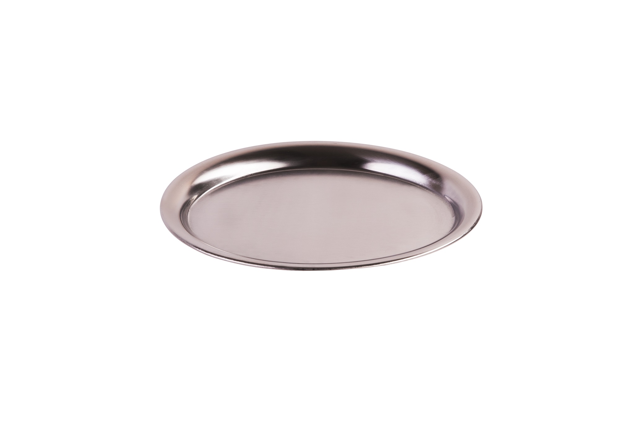 Stainless steel oval tray 29 cm matt 