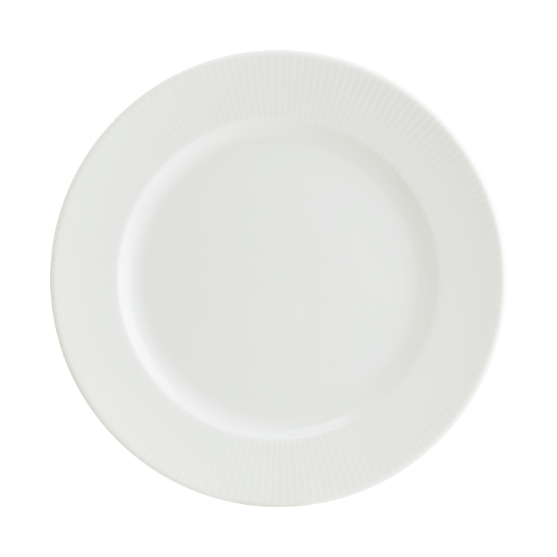 PLATE 30 CM IRIS WHITE