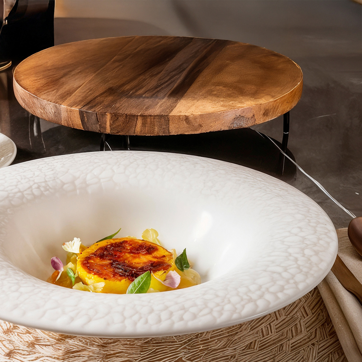 PLATE DEEP 28 CM - MARLENA