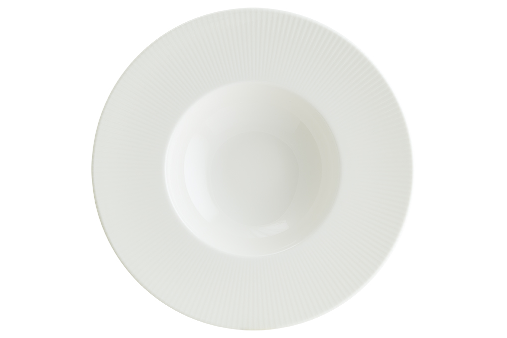 Hlboký tanier Iris White, 23 cm